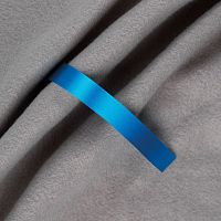 Лента сатиновая Satin 10 S, голубая, 20 см