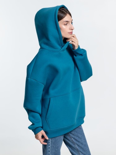 Худи Kulonga Oversize, бирюзовое фото 9