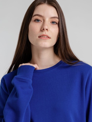 Свитшот унисекс BNC Inspire (Organic), ярко-синий фото 11