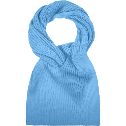 Шарф Yong, ярко-голубой фото 2