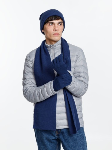 Шарф Urban Flow, темно-синий меланж фото 4 Шарф Urban Flow, темно-синий меланж фото 4