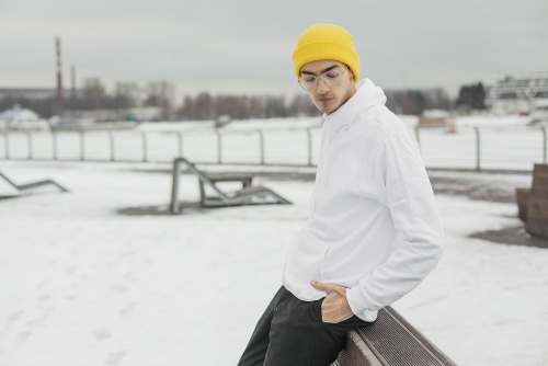 Шапка Life Explorer, ярко-желтая фото 5 Шапка Life Explorer, ярко-желтая фото 5