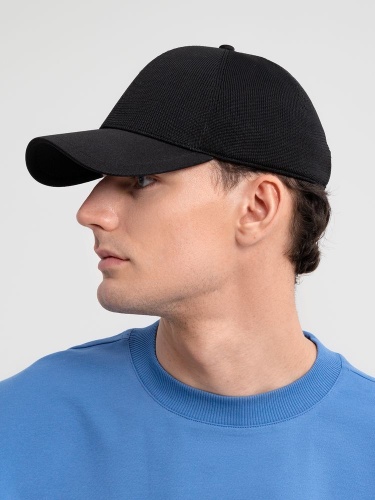 Бейсболка Dogoni, черная фото 3 Бейсболка Dogoni, черная фото 3