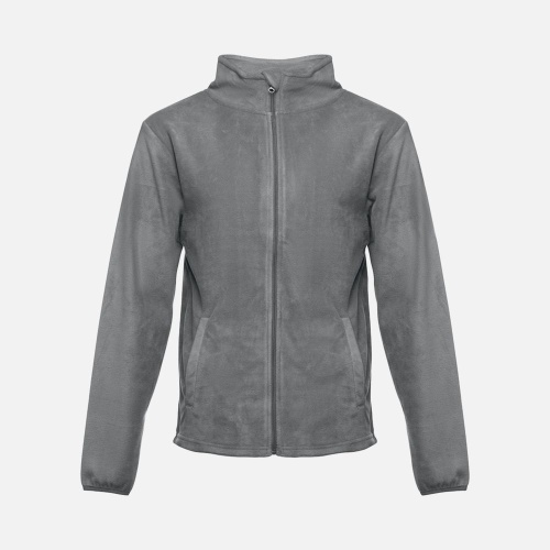 Куртка флисовая мужская Helsinki, серая Куртка флисовая мужская Helsinki, серая