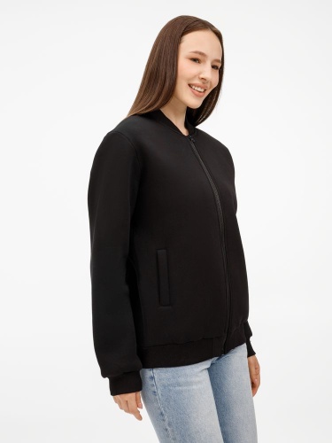 Бомбер унисекс Estado, черный фото 4