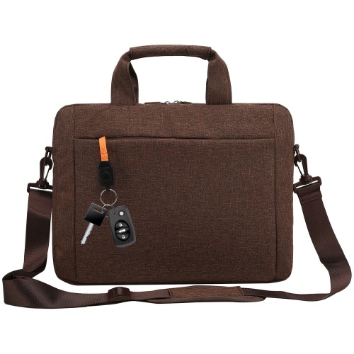 Cумка для ноутбука L224, коричневая фото 4