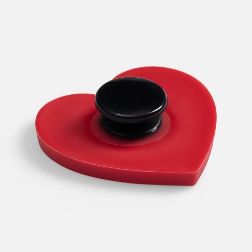 Джибитс из ПВХ «Сердце», красный фото 2