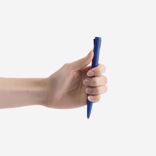 Ручка шариковая Snap, синяя металлик фото 5