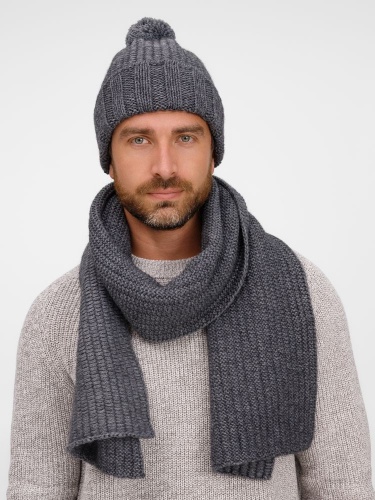 Шапка Frissonelle, серый меланж фото 7 Шапка Frissonelle, серый меланж фото 7