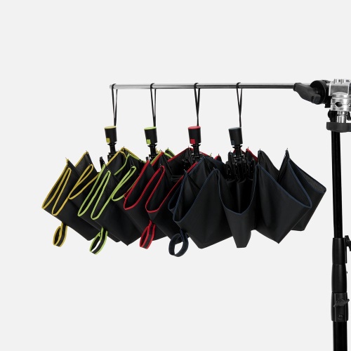 Зонт складной Edgeline, красный фото 9