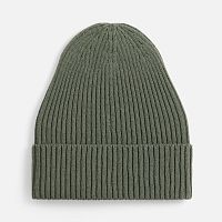 Шапка Catch Match без помпона, зеленая (полынь)