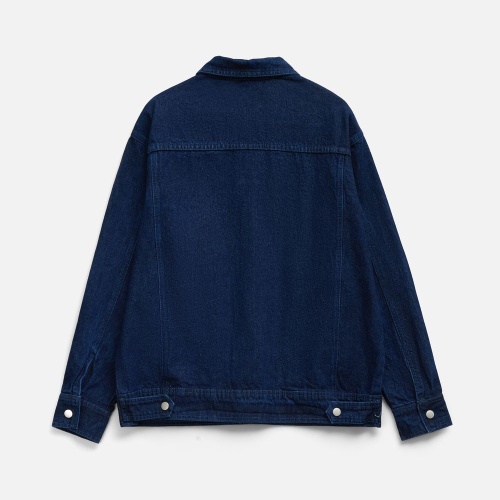 Куртка джинсовая O1, темно-синяя фото 2 Куртка джинсовая O1, темно-синяя фото 2