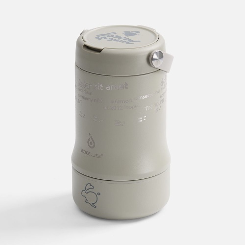 Термос для еды Tabenodo, серый фото 15