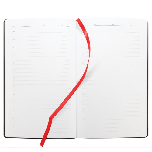 Ежедневник Knit, недатированный, красный фото 4