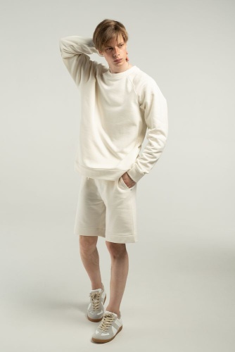 Свитшот унисекс S1, молочно-белый фото 2