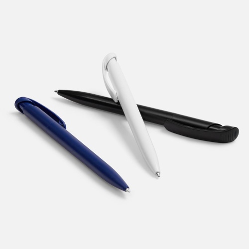 Ручка шариковая Clear Solid, белая фото 6