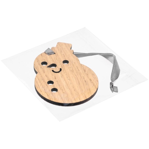 Деревянная подвеска Christmate, снеговик фото 2 Деревянная подвеска Christmate, снеговик фото 2