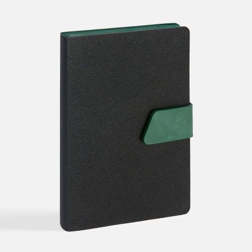 Ежедневник Boom, недатированный, черный с зеленым Ежедневник Boom, недатированный, черный с зеленым