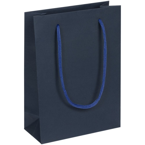 Пакет бумажный Vid S, синий фото 2 Пакет бумажный Vid S, синий фото 2