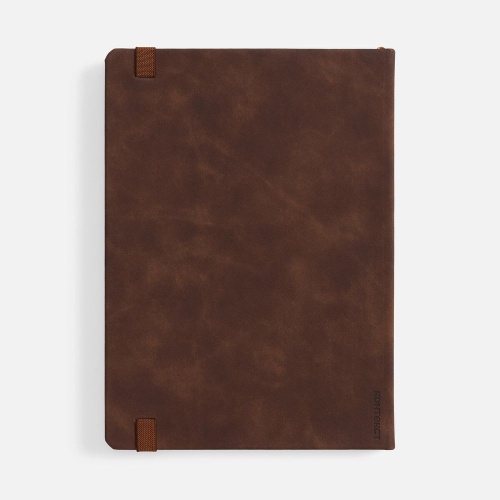 Ежедневник Urban Metal, недатированный, коричневый фото 2