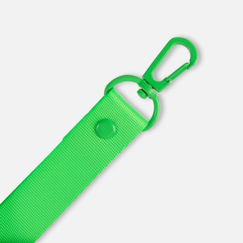 Застежка-карабин Snap Hook, M, зеленый неон фото 3