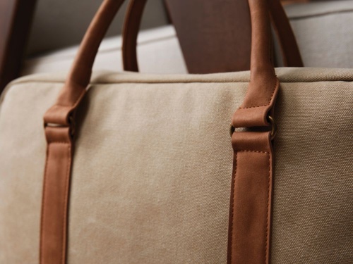 Сумка для ноутбука Bosler, бежевая фото 3 Сумка для ноутбука Bosler, бежевая фото 3