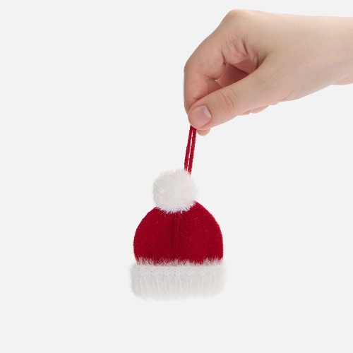Подвеска на елку «Вьюжка», шапочка, красная фото 2 Подвеска на елку «Вьюжка», шапочка, красная фото 2
