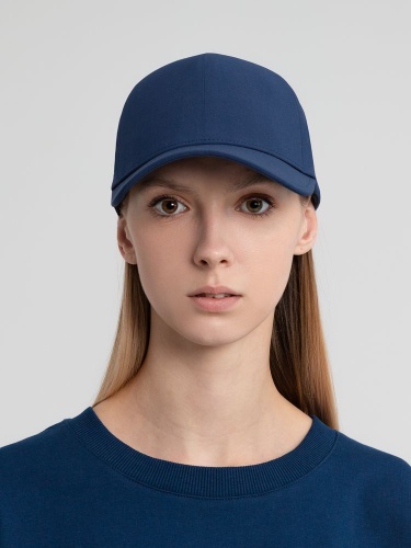 Бейсболка Kosmos, темно-синяя Бейсболка Kosmos, темно-синяя