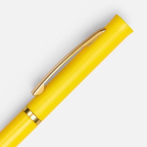 Ручка шариковая Euro Gold, желтая фото 4