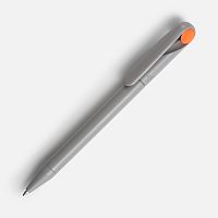 Ручка шариковая Prodir DS1 TMM Dot, серая с оранжевым
