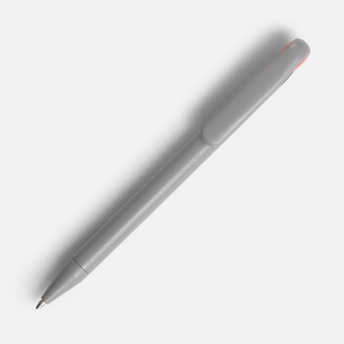 Ручка шариковая Prodir DS1 TMM Dot, серая с красным фото 3