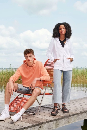 Толстовка унисекс Calipso, серый меланж фото 3