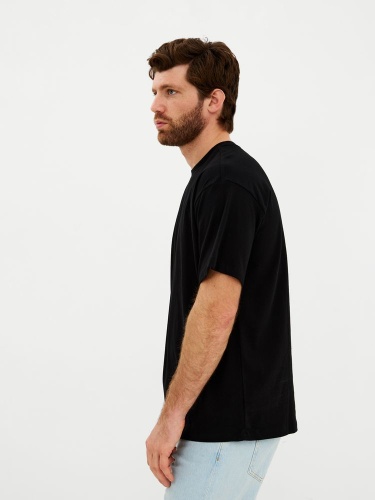 Футболка Oversize Premium, черная фото 3