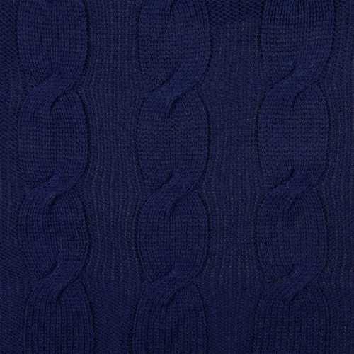 Плед Snefald, темно-синий фото 3