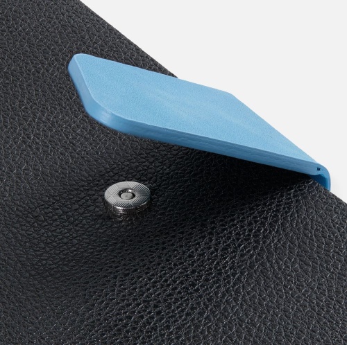 Ежедневник Boom, недатированный, черный с голубым фото 3 Ежедневник Boom, недатированный, черный с голубым фото 3