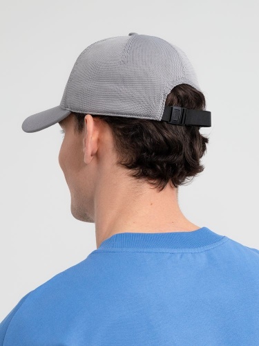 Бейсболка Dogoni, серая фото 3 Бейсболка Dogoni, серая фото 3