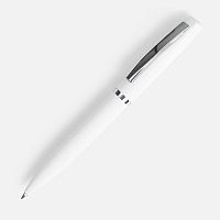 Ручка шариковая Bolt Soft Touch, белая