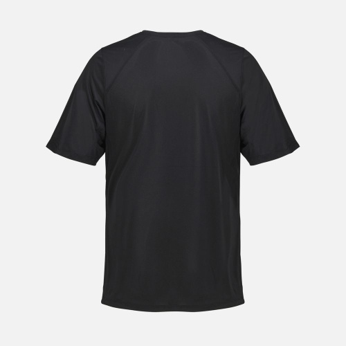 Футболка спортивная унисекс Storm, черная фото 3