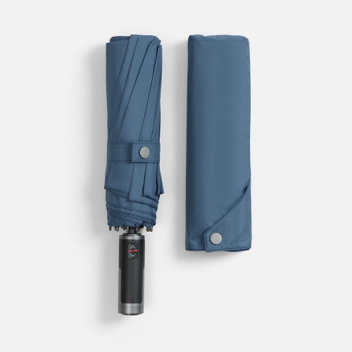 Зонт складной Regenfall, темно-синий фото 3