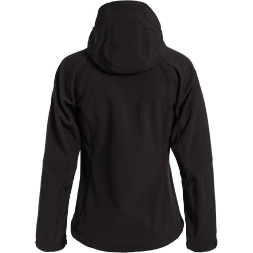 Куртка женская Hooded Softshell черная фото 4