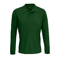 Рубашка поло с длинным рукавом Prime LSL, темно-зеленая