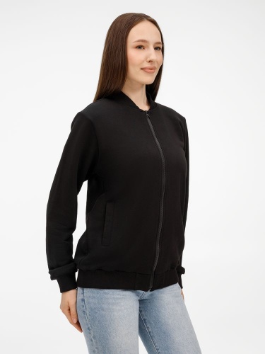 Бомбер унисекс Townie, черный фото 4