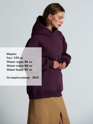 Худи Kulonga Oversize, фиолетовое фото 6