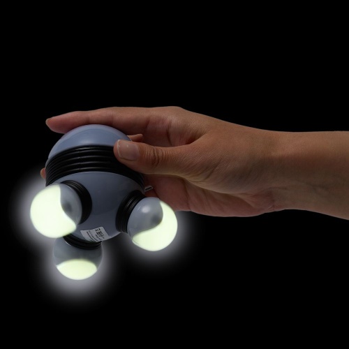 Ручной вибромассажер Spacy, серый с черным фото 3