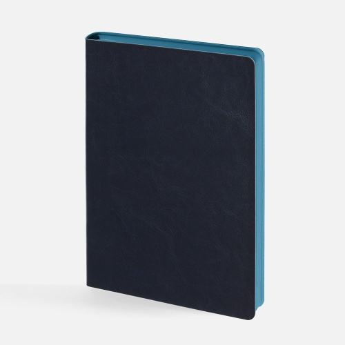 Ежедневник Doppio, недатированный, синий с голубым фото 2 Ежедневник Doppio, недатированный, синий с голубым фото 2