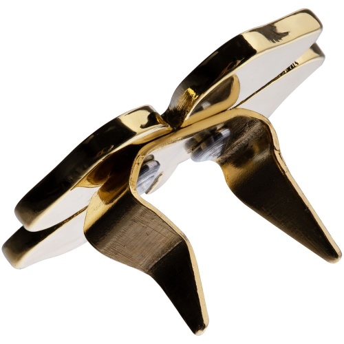 Шильдик «Счастливый клевер», золотистый фото 5