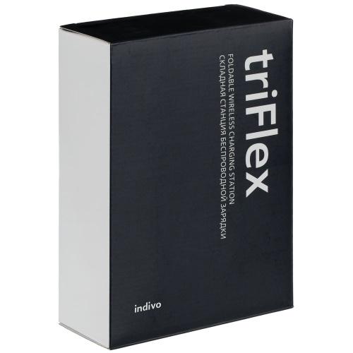 Складная станция беспроводной зарядки triFlex, черная фото 4 Складная станция беспроводной зарядки triFlex, черная фото 4