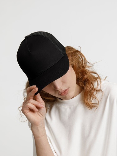 Бейсболка Seguro Air, черная фото 4 Бейсболка Seguro Air, черная фото 4