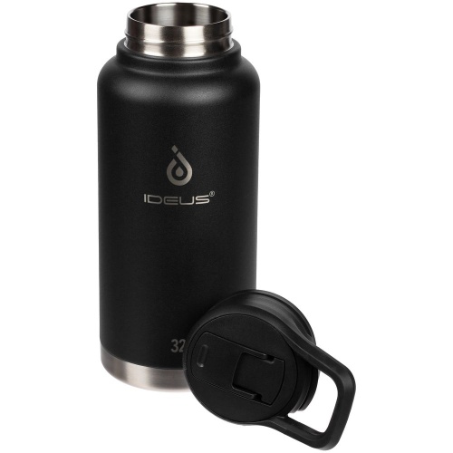 Термобутылка Fujisan XL 2.0, черная фото 2