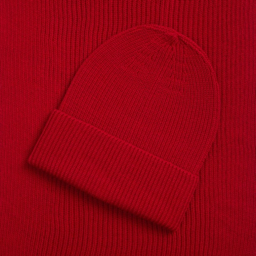 Шапка Nobilis Mono, красная фото 2